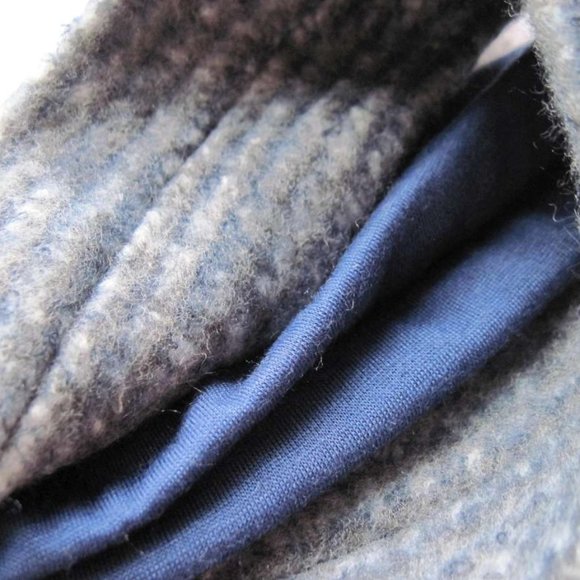 3 Goody Comfort Headwraps 2 Inch Wide Soft Fabric Head Bands Blue Black Fuzzy - Picture 3 of 8